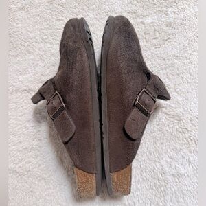 Birkenstock Boston Mocha Suede Clog, Women’s 9-9.5 (w) EU 40